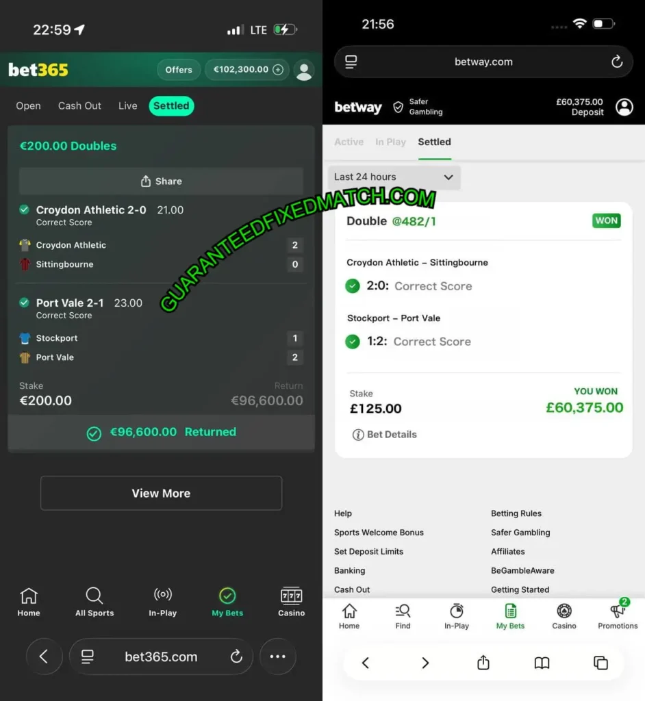 BET365 CORRECT TRUSTED MATCHES PICKS BET365 CORRECT TRUSTED MATCHES PICKS