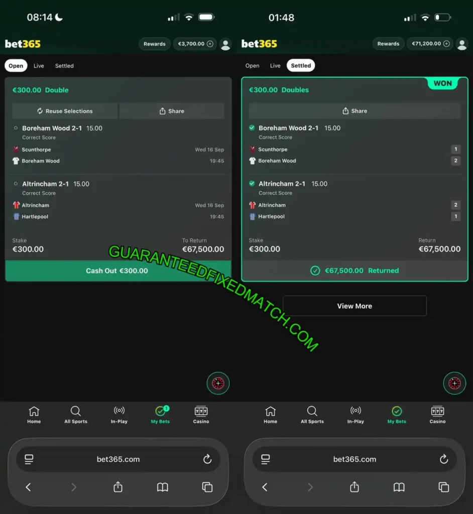 BET365 FIXED MATCHES TIPS BET365 FIXED MATCHES TIPS