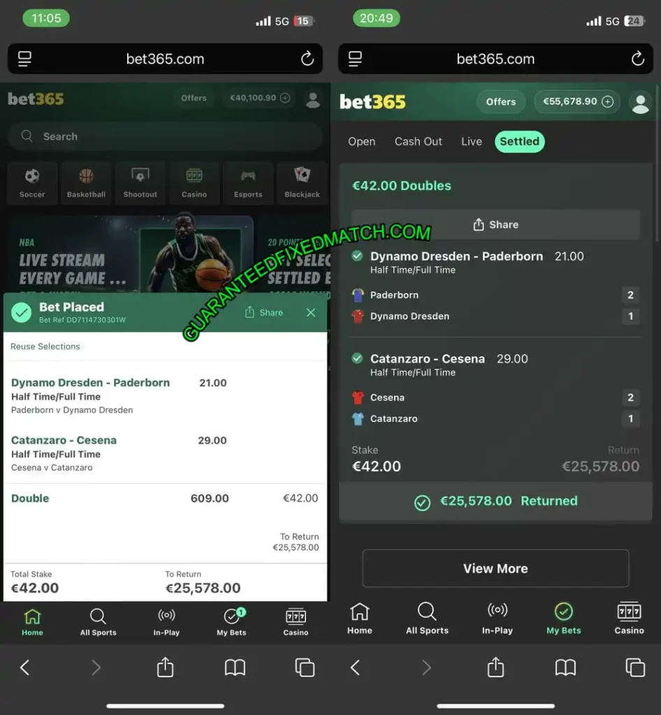 BET365 SECURE FIXED GAMES 1X2 BET365 SECURE FIXED GAMES 1X2