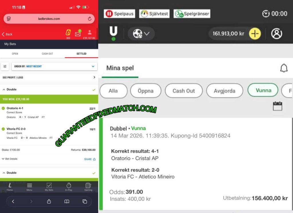 LADBROKES CORRECT SCORE FIXED MATCHES LADBROKES CORRECT SCORE FIXED MATCHES