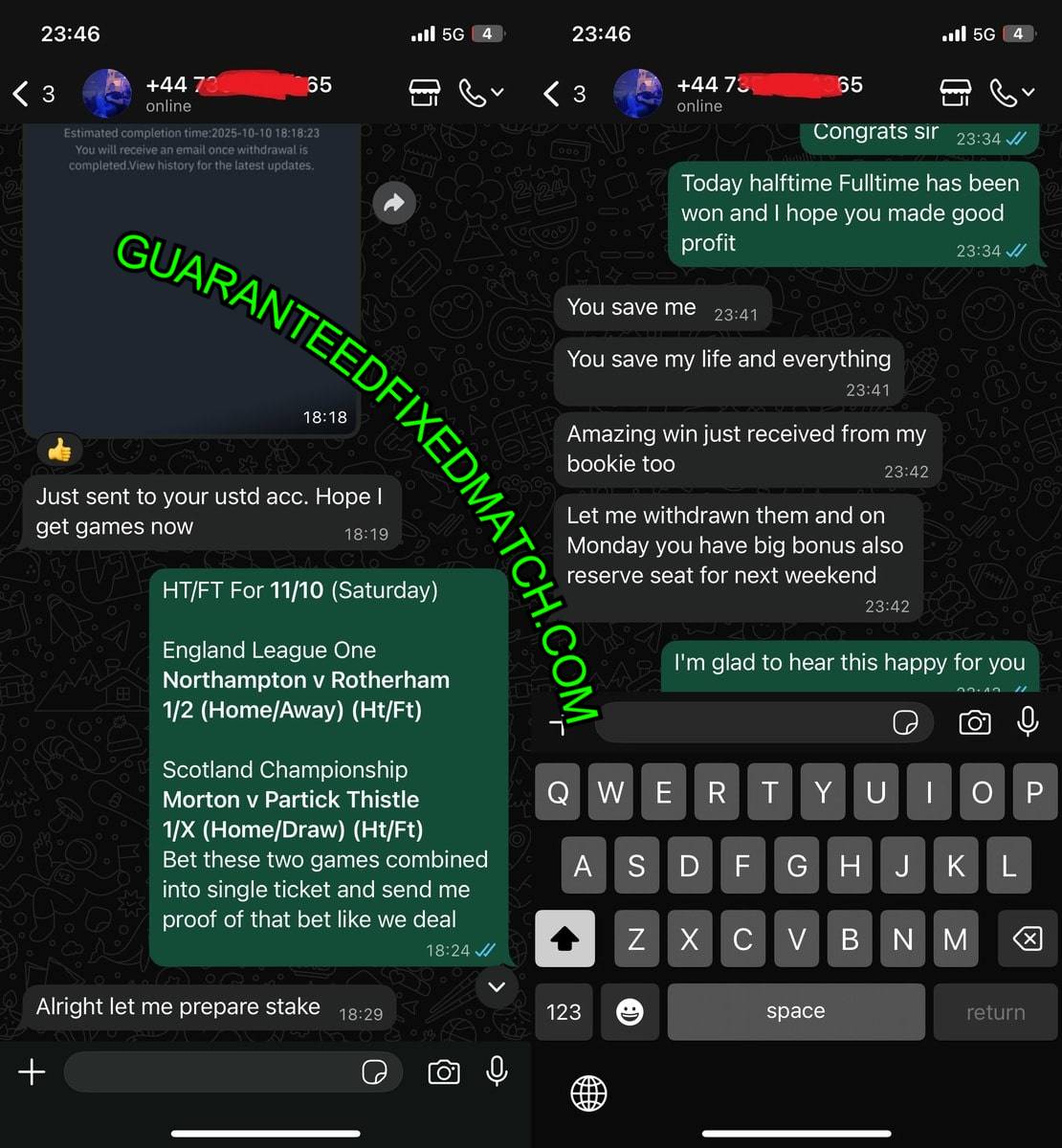 SECURE WHATSAPP TIPS HTFT