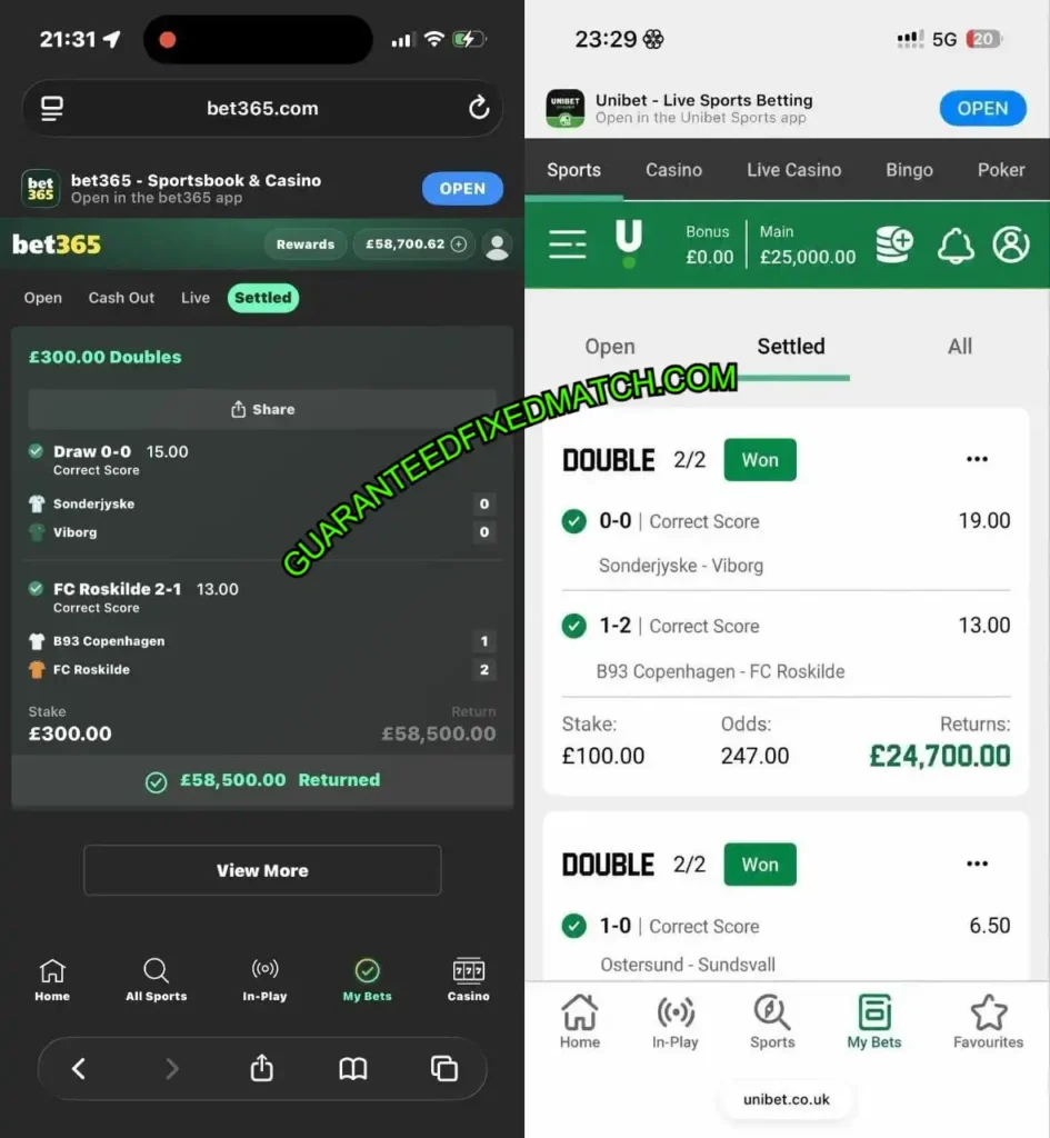UNIBET CORRECT SCORE FIXED TIPS UNIBET CORRECT SCORE FIXED TIPS
