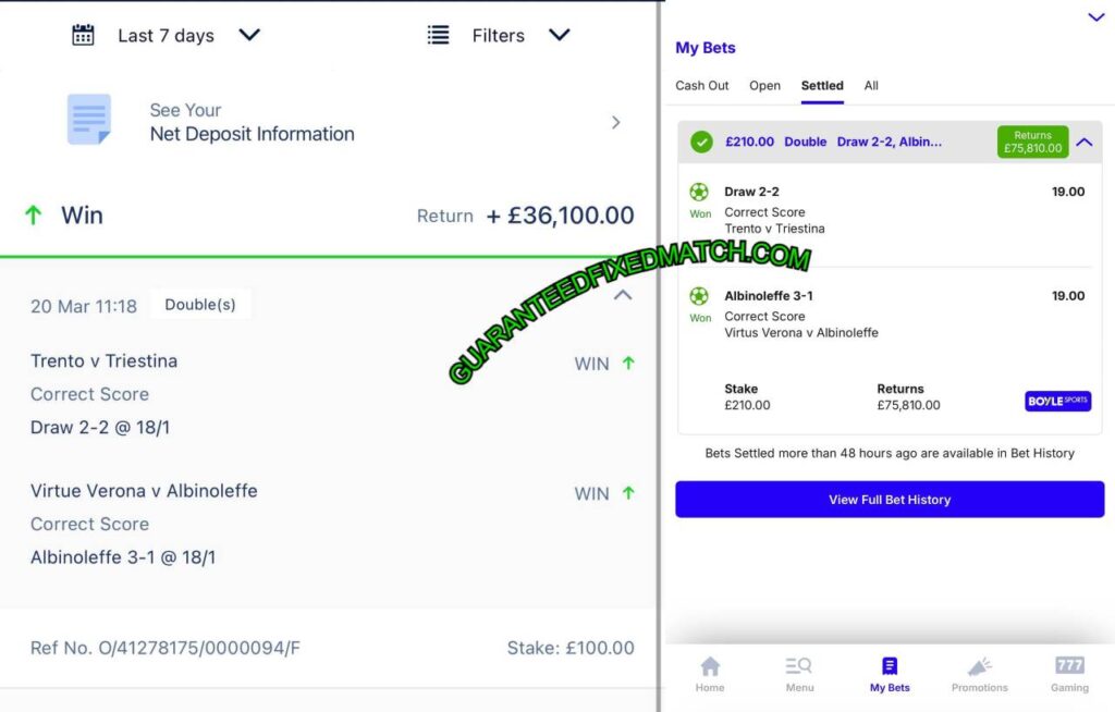 WILLIAM HILL SAFE FIXED BETTING TIPS 1X2 WILLIAM HILL SAFE FIXED BETTING TIPS 1X2